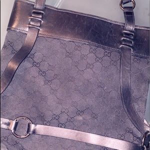Black Gucci Purse 14” long 11” Wide No rips